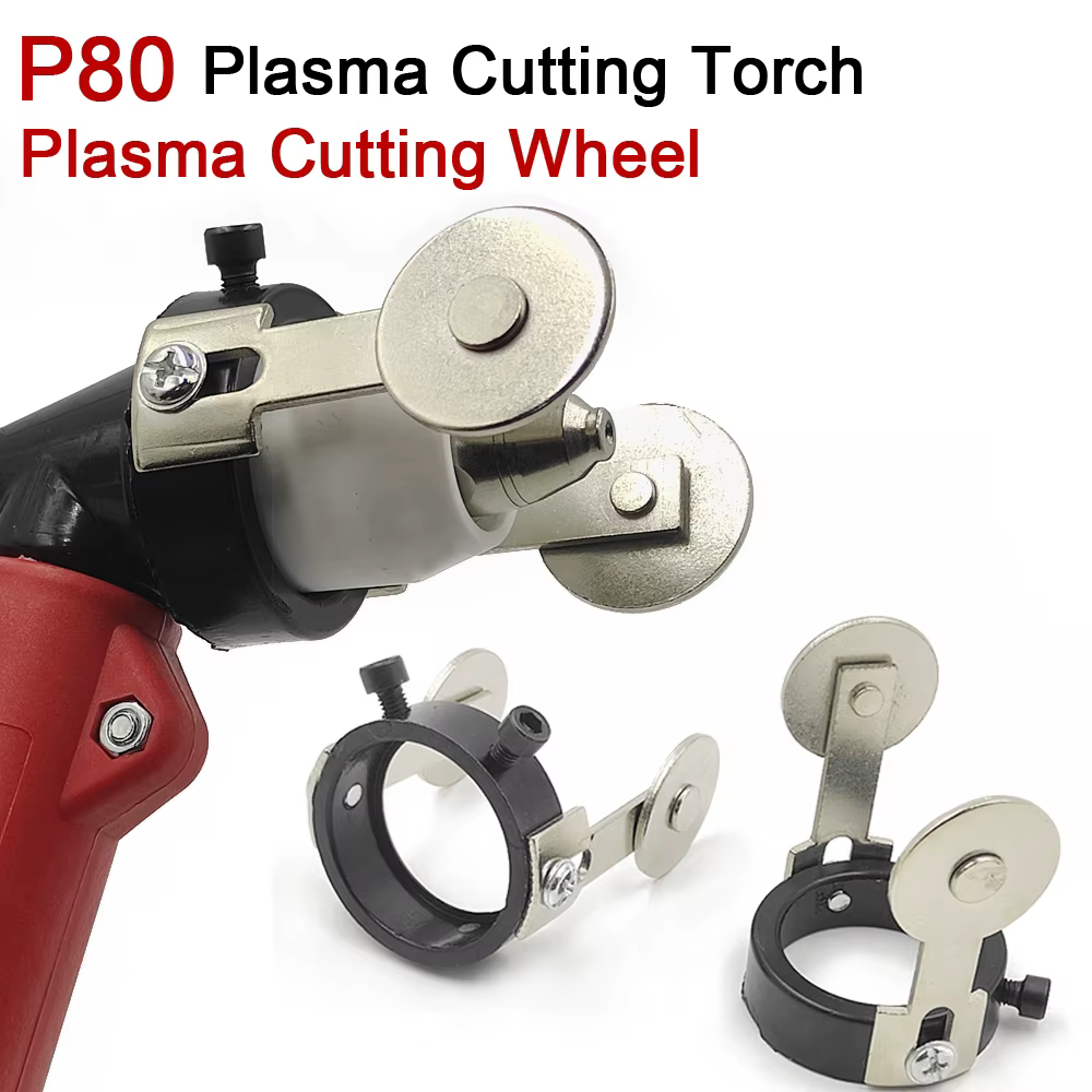 Torche de découpe Plasma P80 et roue de guidage à rouleaux, Kit d'outils de découpe Plasma pour coup