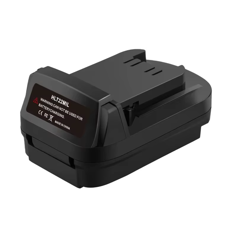 Adaptateur de batterie HLT22MIL convertit pour batterie Li-ion Hilti 22V B22 vers batterie Milwaukee