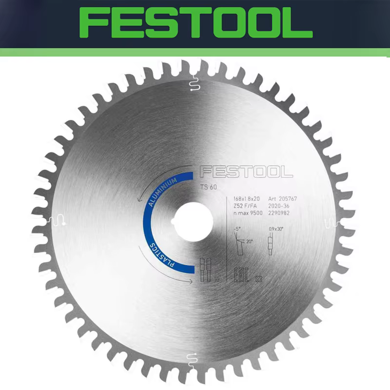 FESTOadvocate-Lame de Scie Circulaire en Aluminium et sur Mesure, Matériaux Abrasifs, Diamant, 20576