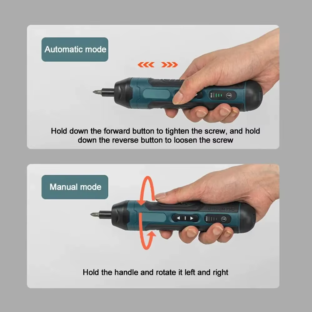 Mini tournevis électrique sans fil aste, réglage multifonction, perceuse électrique, outils de répar