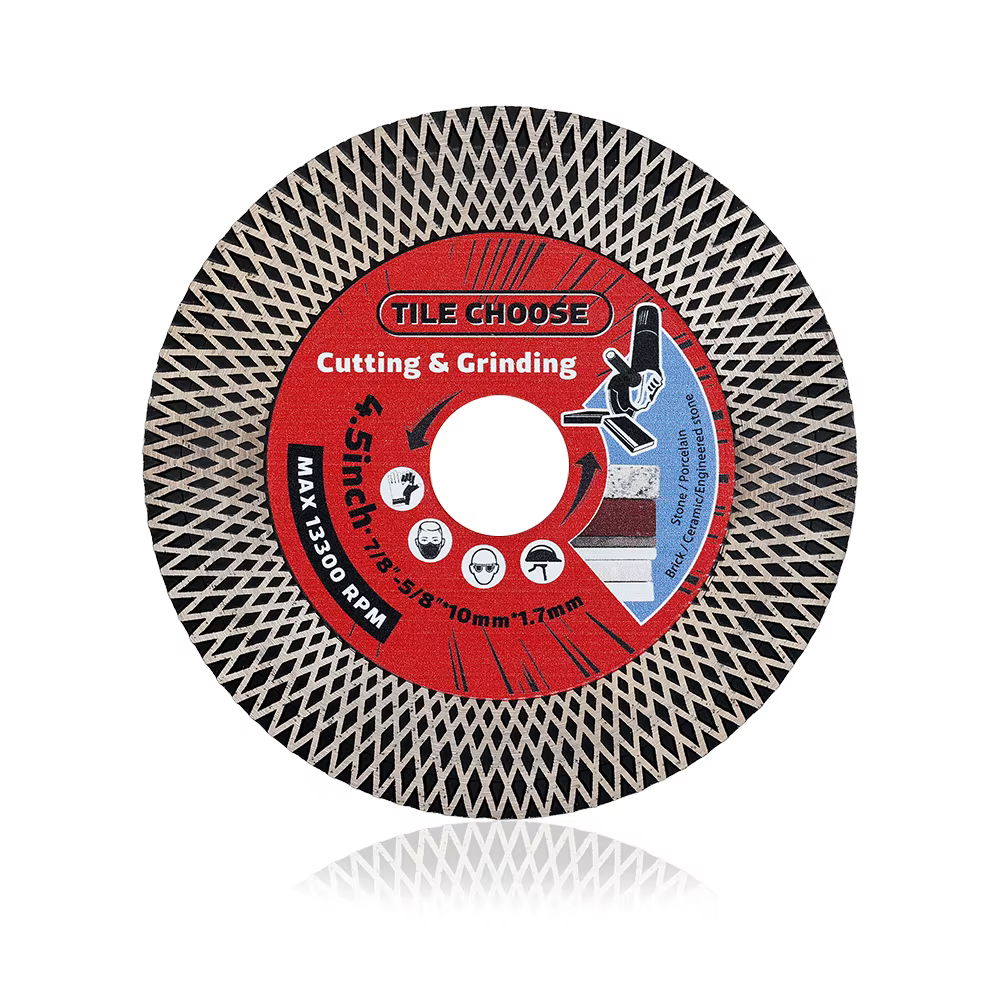 Lame de scie diamantée pour carreaux de 4.5 à 5 pouces, disque de meulage pour carreaux de porcelain