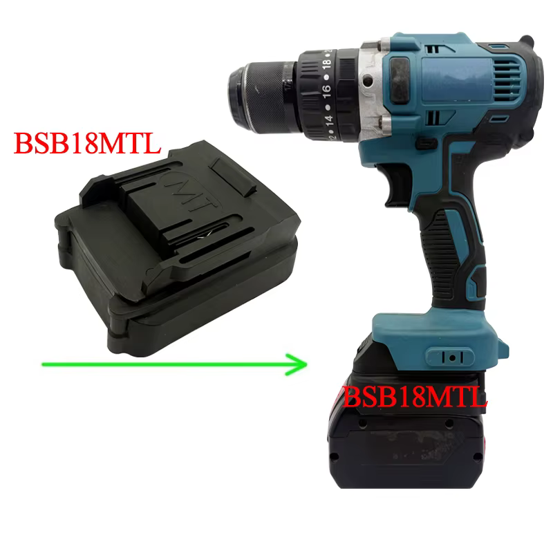 Convertisseur adaptateur de batterie Li-ion BSB18MTL DVB18MTL GWB18MTL pour Bosch BAT618 pour Devon