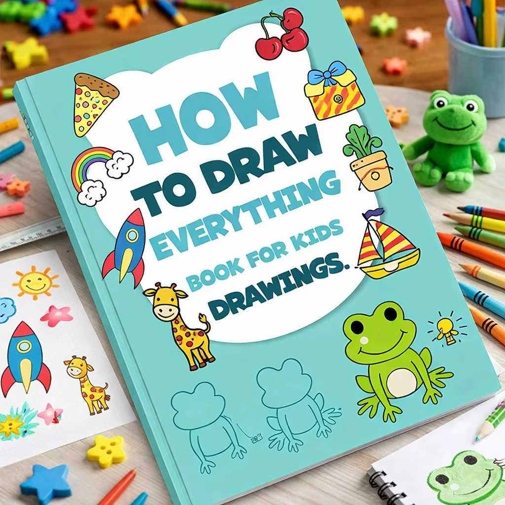 Livres de dessin pour enfants, apprenez étape par étape à dessiner tout ce qui vous plaît, tutoriel 