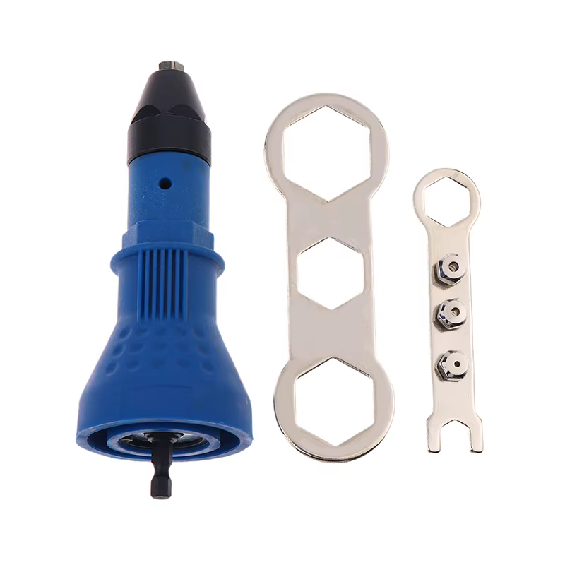 Pistolet à écrou à rivets électrique, perceuse à tirer, adaptateur de Conversion pour buse de rivete