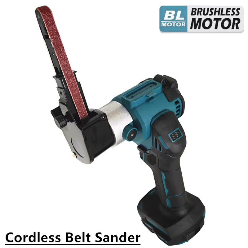 Mini ponceuse à bande électrique sans fil Makita 18V, ponceuse à bande sans fil, polisseuse pour le