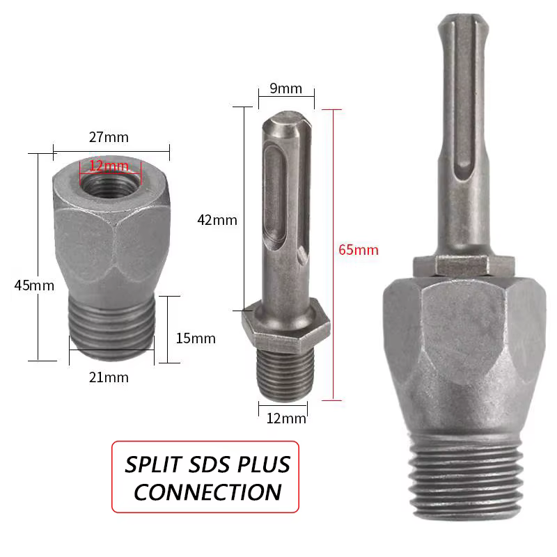 Adaptateurs de connecteurs pour forets diamantés LAANCI M22 SDS Plus pour marteau électrique, conver