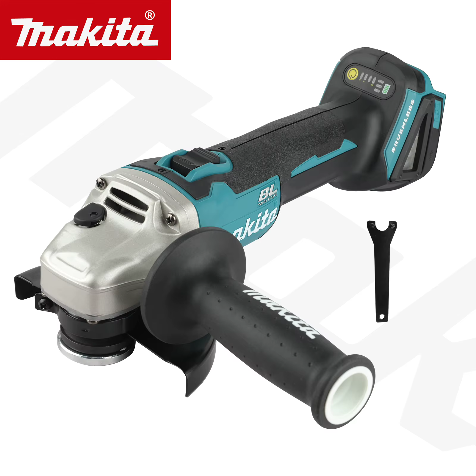 Nouvelle Meuleuse d'Angle Sans Fil Makita 18V à Batterie Lithium Sans Balais, Polisseuse et Coupeuse