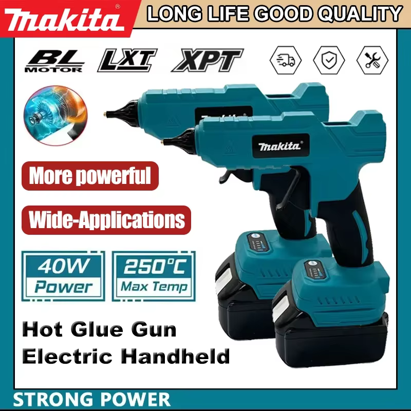 Makita – pistolet à colle chaude électrique portatif sans fil, outil de réparation de bricolage, sou