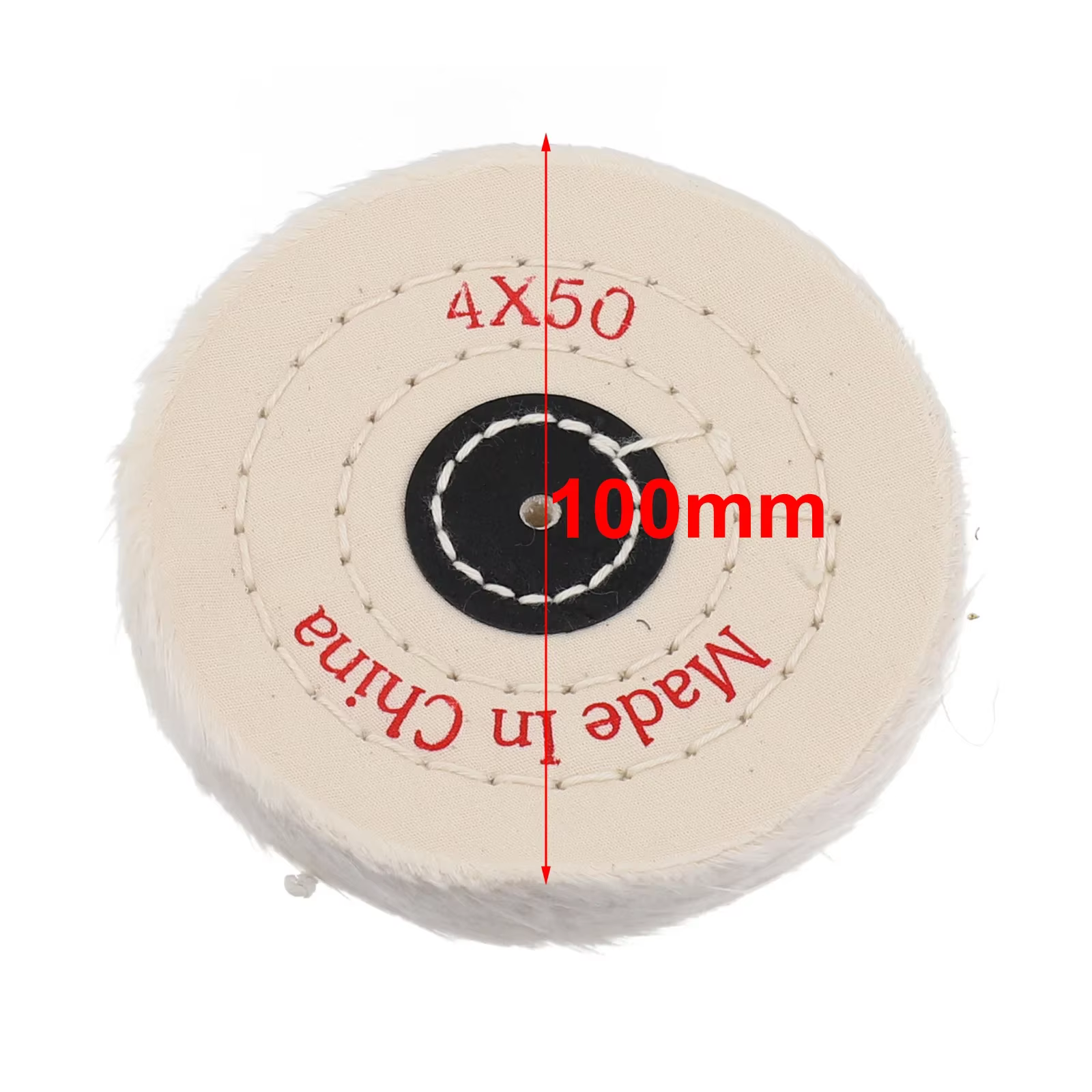 Roue de polissage de tissu de charpie de coton pour le ponçage des outils de roue de polissage de mi
