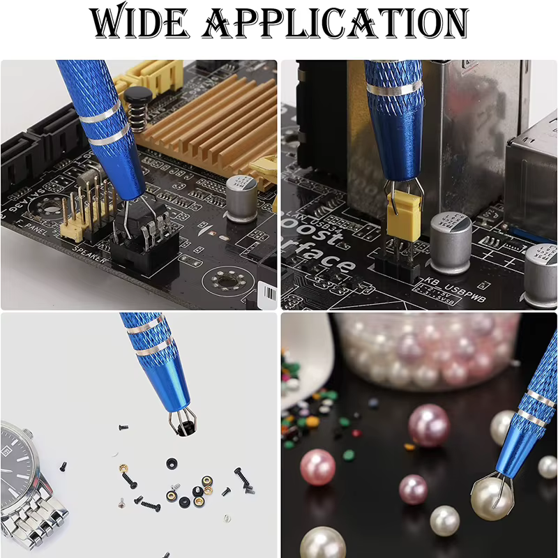 Extracteur de puces IC à 4 griffes, outil de démontage de pièces de précision, extracteur de ramassa