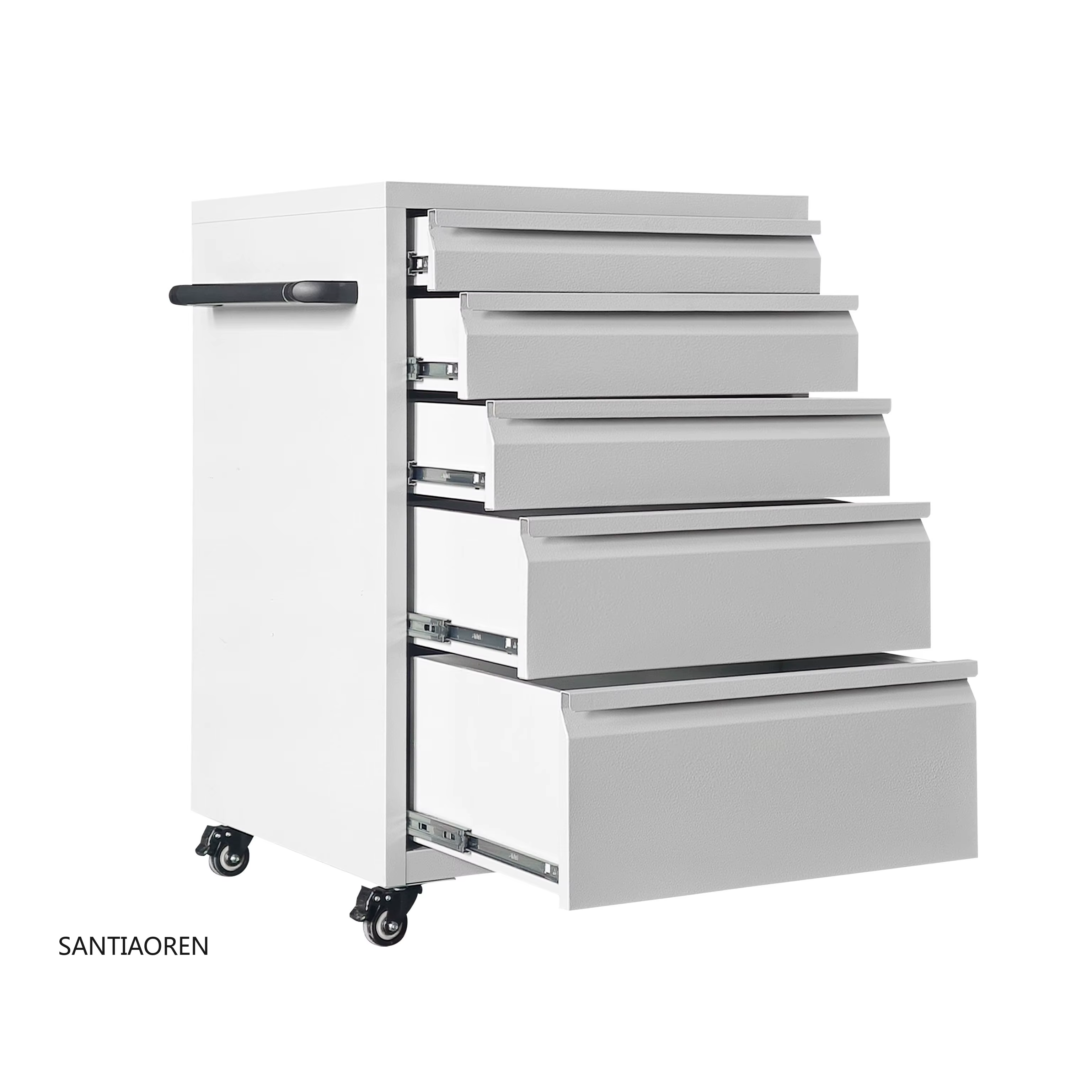 Armoire à outils mobile à 20255 tiroirs avec rangement verrouillable, organisateur d'outils roulants