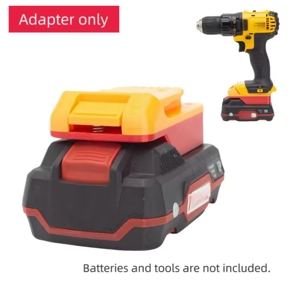 Adaptateur de conversion de batteries pour Lidl Parkside X20V Lithium, convertit en outil Dewalt 18V