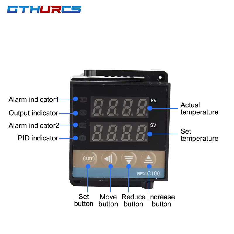 REX-C100 numérique RKC PID Thermostat régulateur de température numérique REX-C100/ 40A relais SSR/K