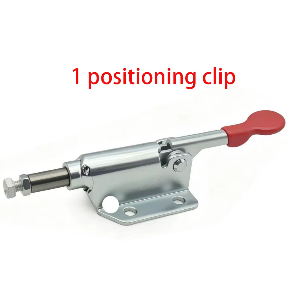 Système de rail de guidage pour scie circulaire électrique 60/100/120cm/135cm/150cm, pince de fixati