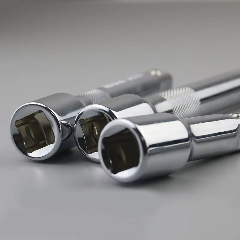 Clé à cliquet à douille 1/4 "3/8" 1/2 ", barre d'extension 50/75/100/125/150/250mm, barre longue, ma