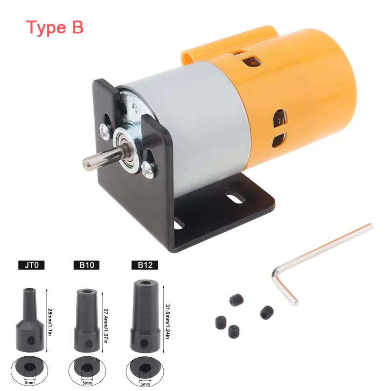 Accessoire de perceuse de table bricolage à micro moteur, adaptateur JT0 B10 B12, connexion le plus 