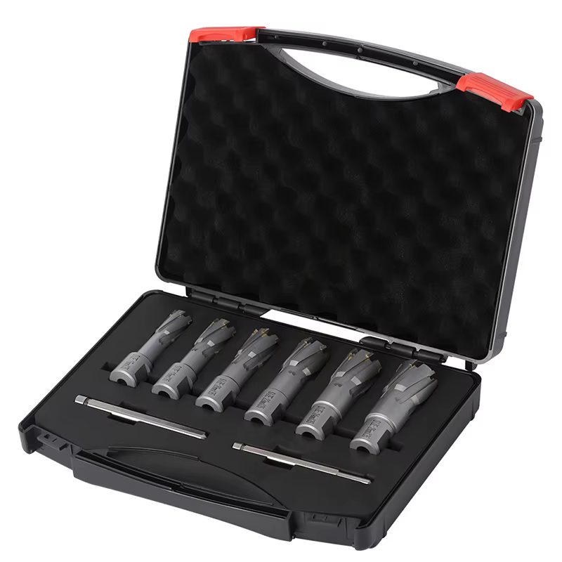 Jeu de scies cloche magnétiques 6 pièces 16/18/20/22/24/24/26mm forets de coupe annulaires pour fore