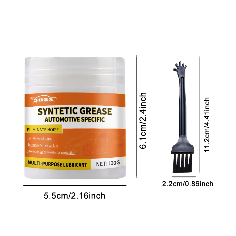 100g de graisse synthétique polyvalente - Lubrifiant robuste avec des propriétés anti-usure et de ré