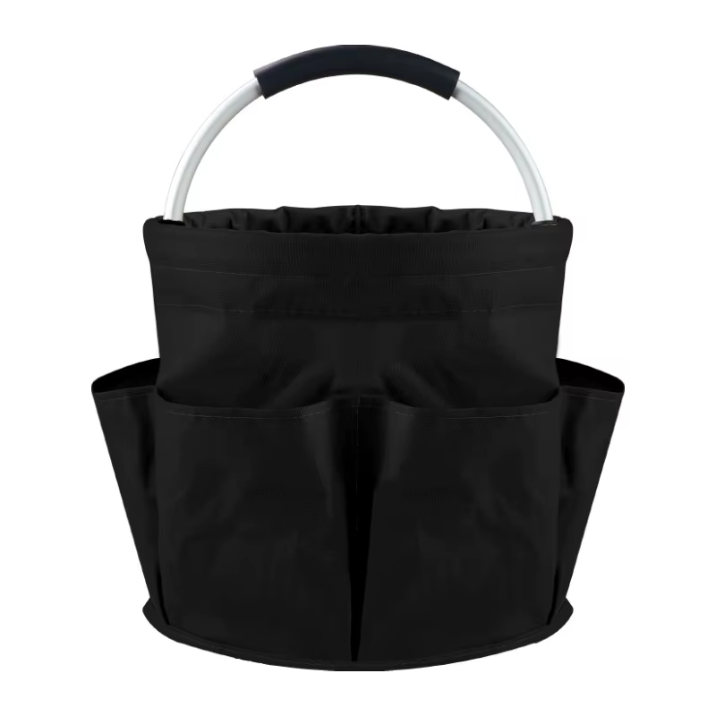 Panier de rangement d'outils de jardin Portable 17l, panier pliant de grande capacité à poches multi