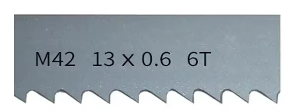 Lame de scie à ruban 2240 1425 1140 1435 16381365mm longueur 13x0.65mm (1/2 "X0.025") avec 6 10 14 T