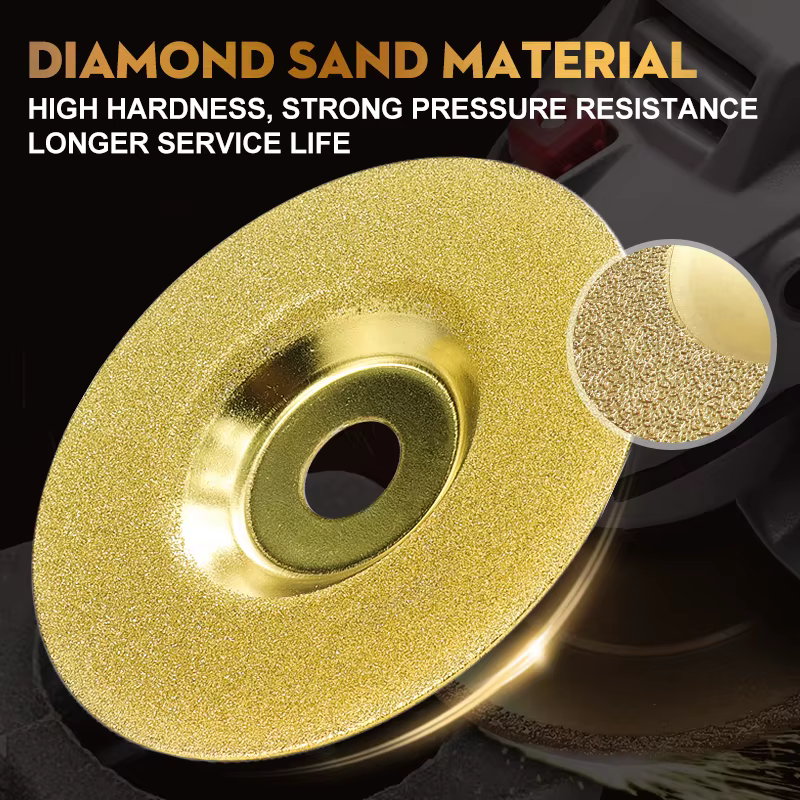 XCAN 1pc lame de meulage diamant 100mm 240 grain disque de polissage pour meuleuse d'angle lame de s