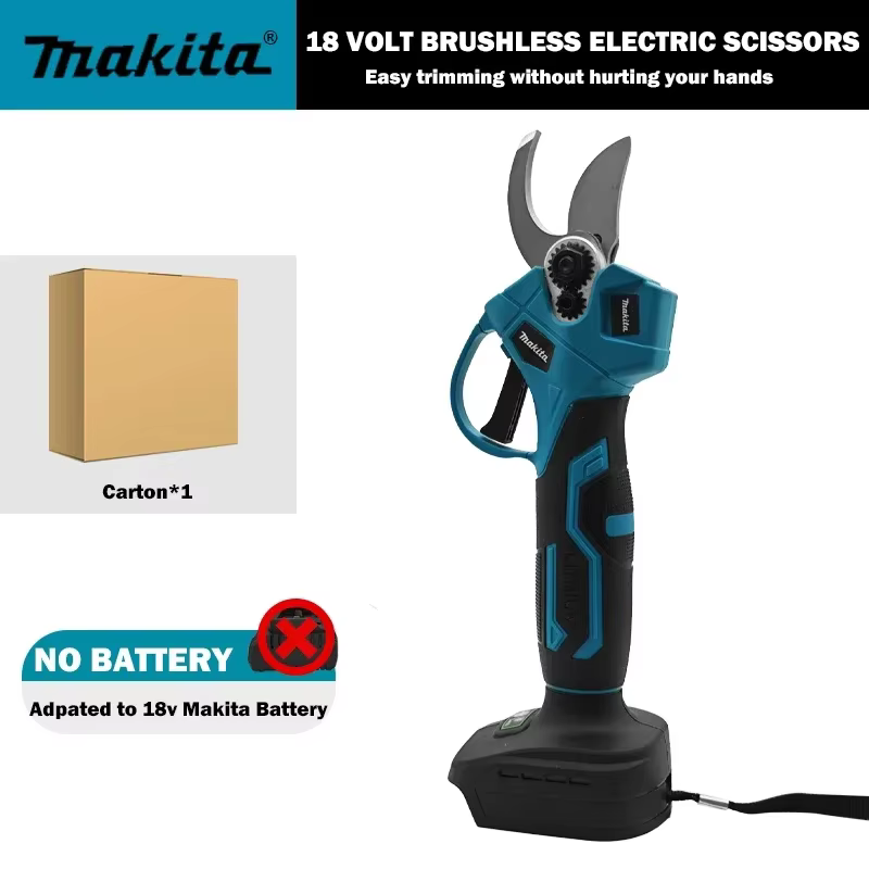 Sécateur électrique sans fil Makita 18V sans balais - Ciseaux de jardin multifonctionnels et coupe-b