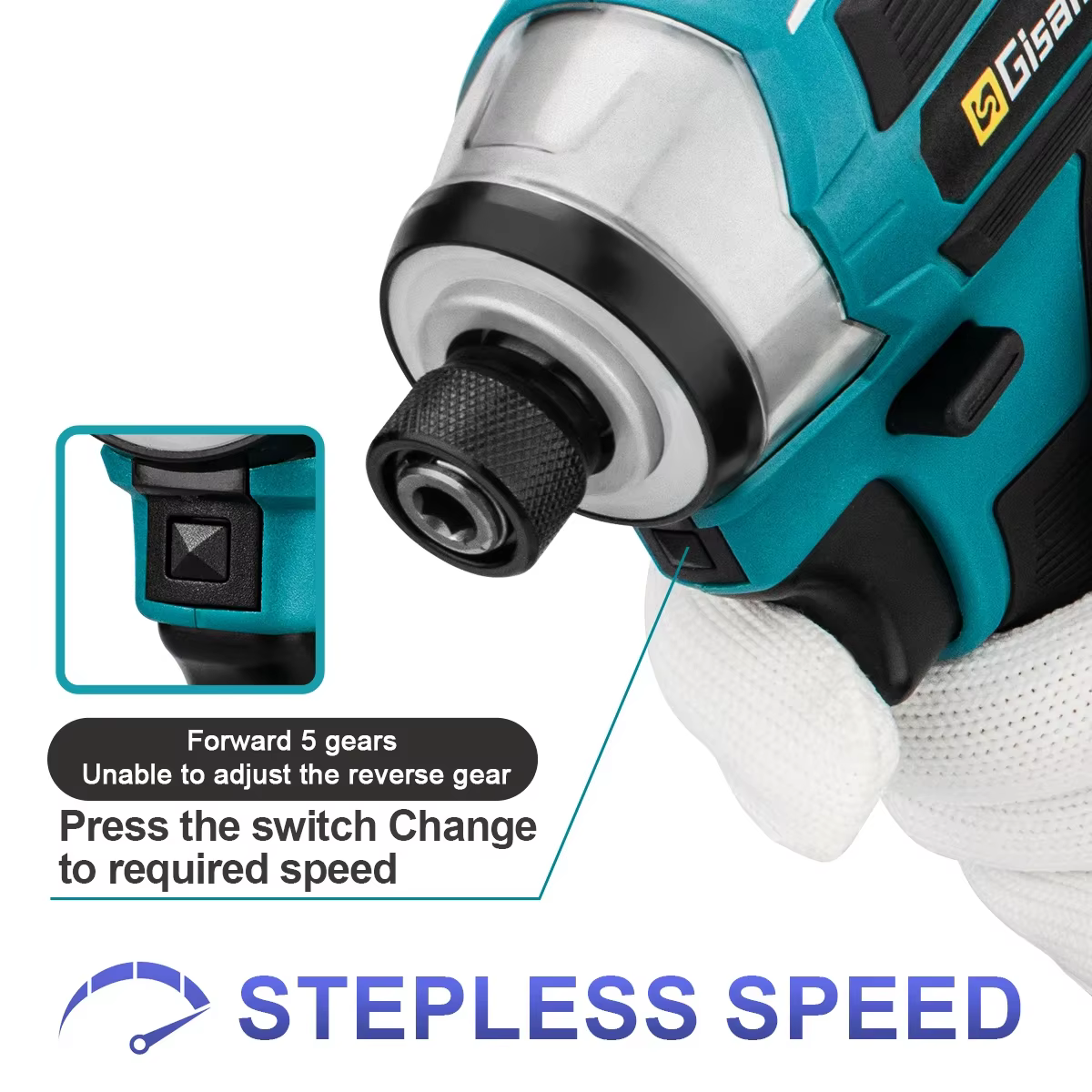 Makita – tournevis électrique sans balais 688N.m, 1/4 pouces, tournevis sans fil, perceuse électriqu
