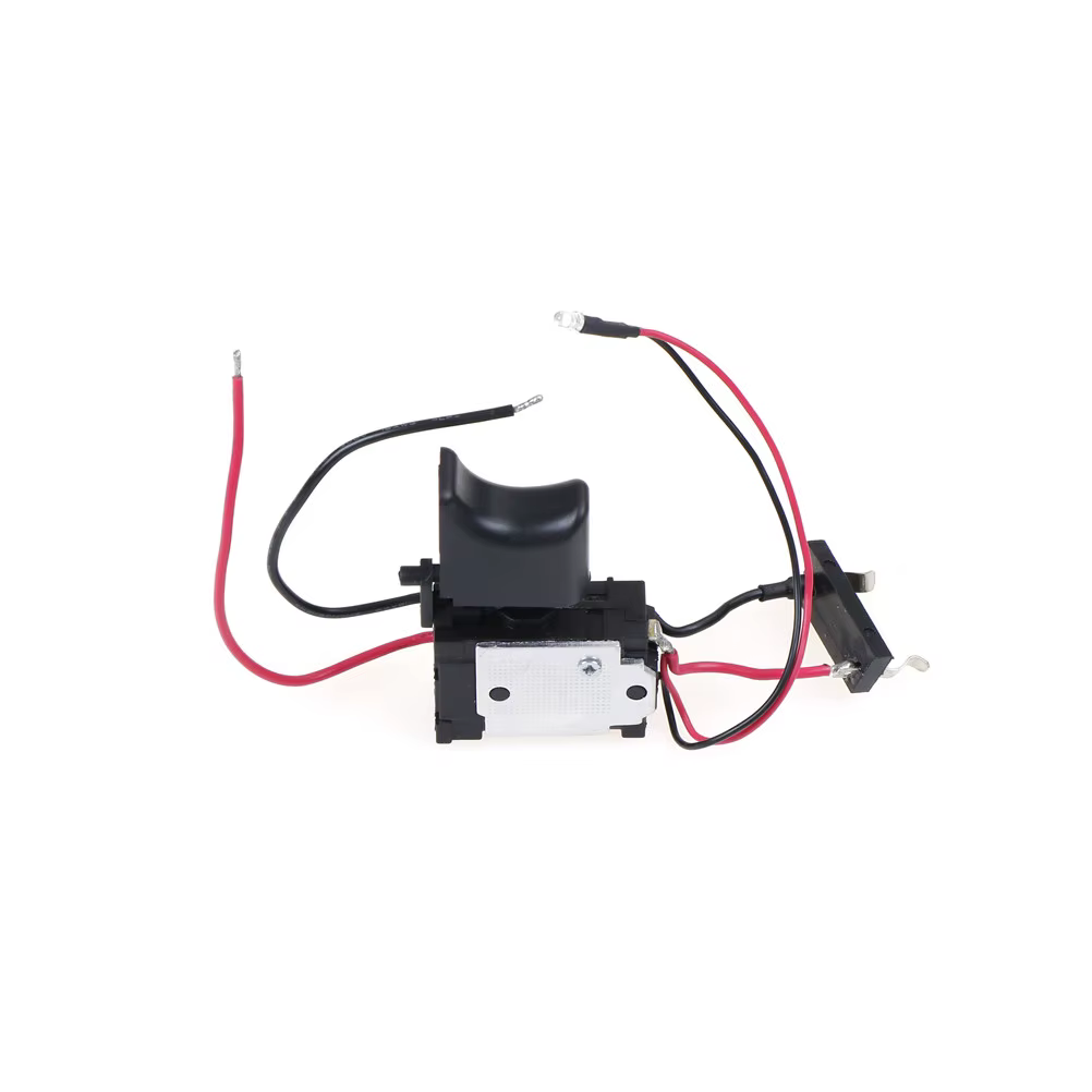 Joli de rechange pour perceuse électrique sans fil, bouton poussoir, anti-poussière, contrôle de vit