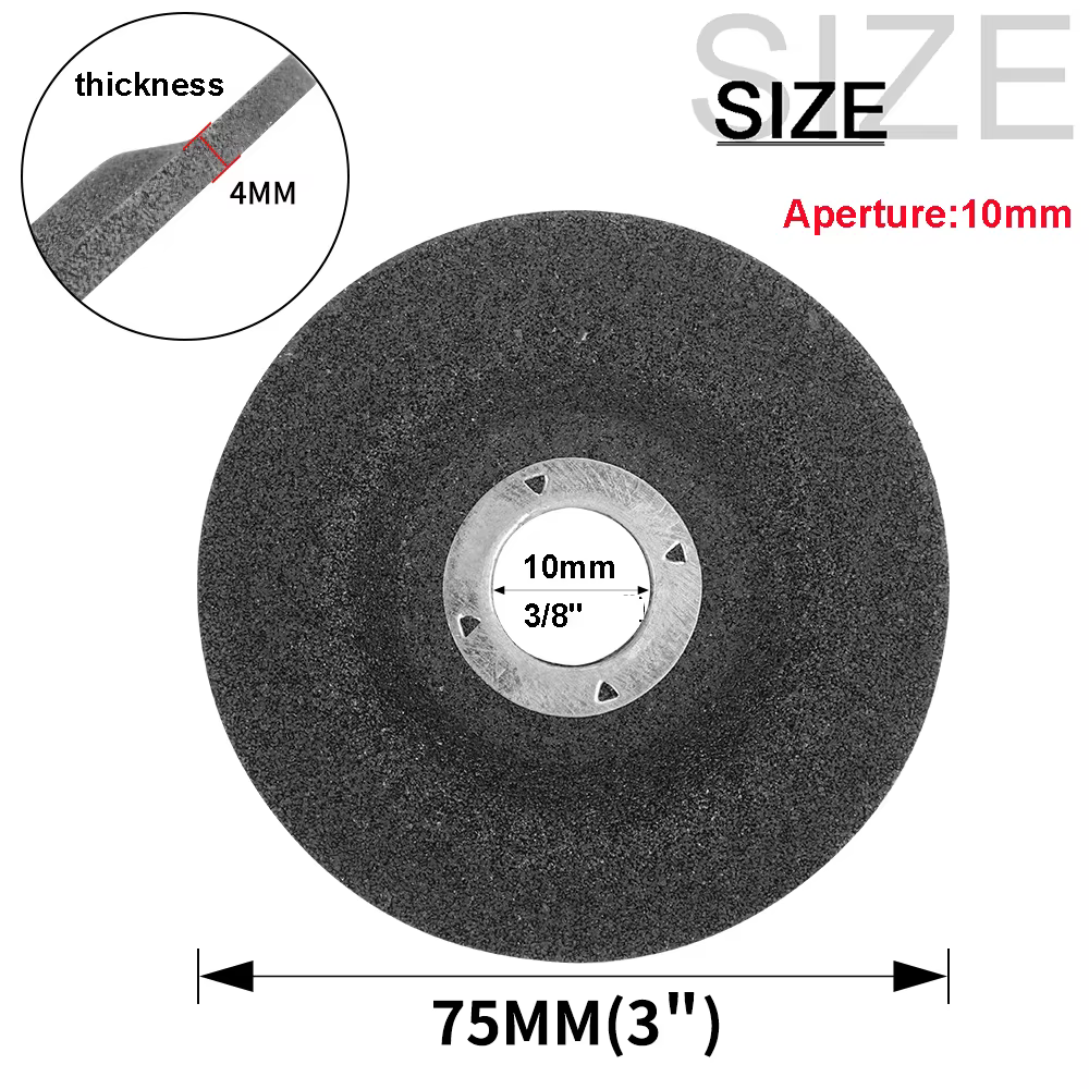 75mm meule 3 "meuleuse d'angle disque de coupe métal roue de polissage meuleuse d'angle accessoires 