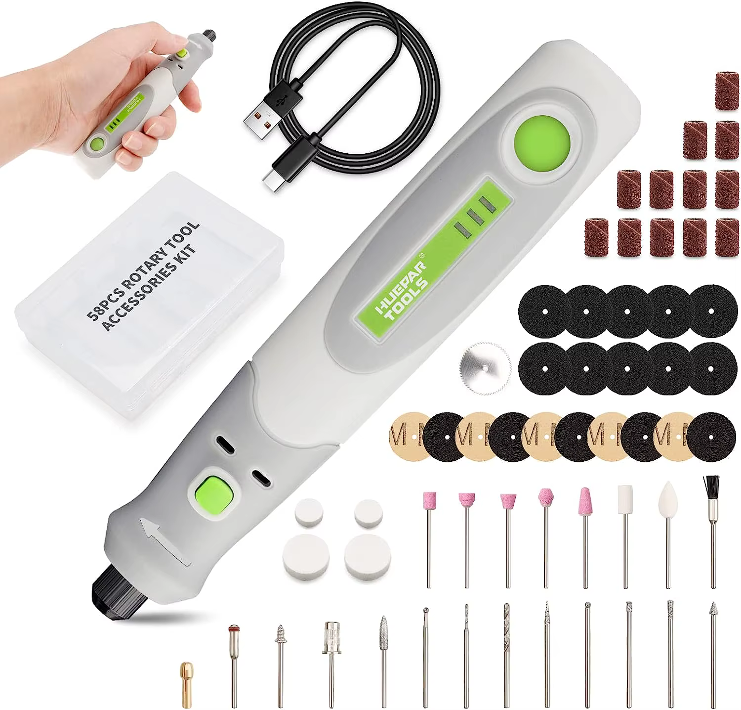 Perceuse électrique Die Grinder Graveur Polisseuse avec 4V Mini sans fil à distance Outils Set Kit p
