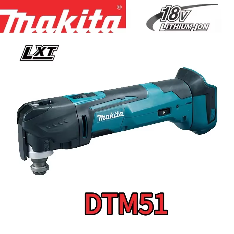 Kit d'outils multifonctions sans fil Makita DTM51 d'origine avec 6 lames pour le ponçage, la découpe