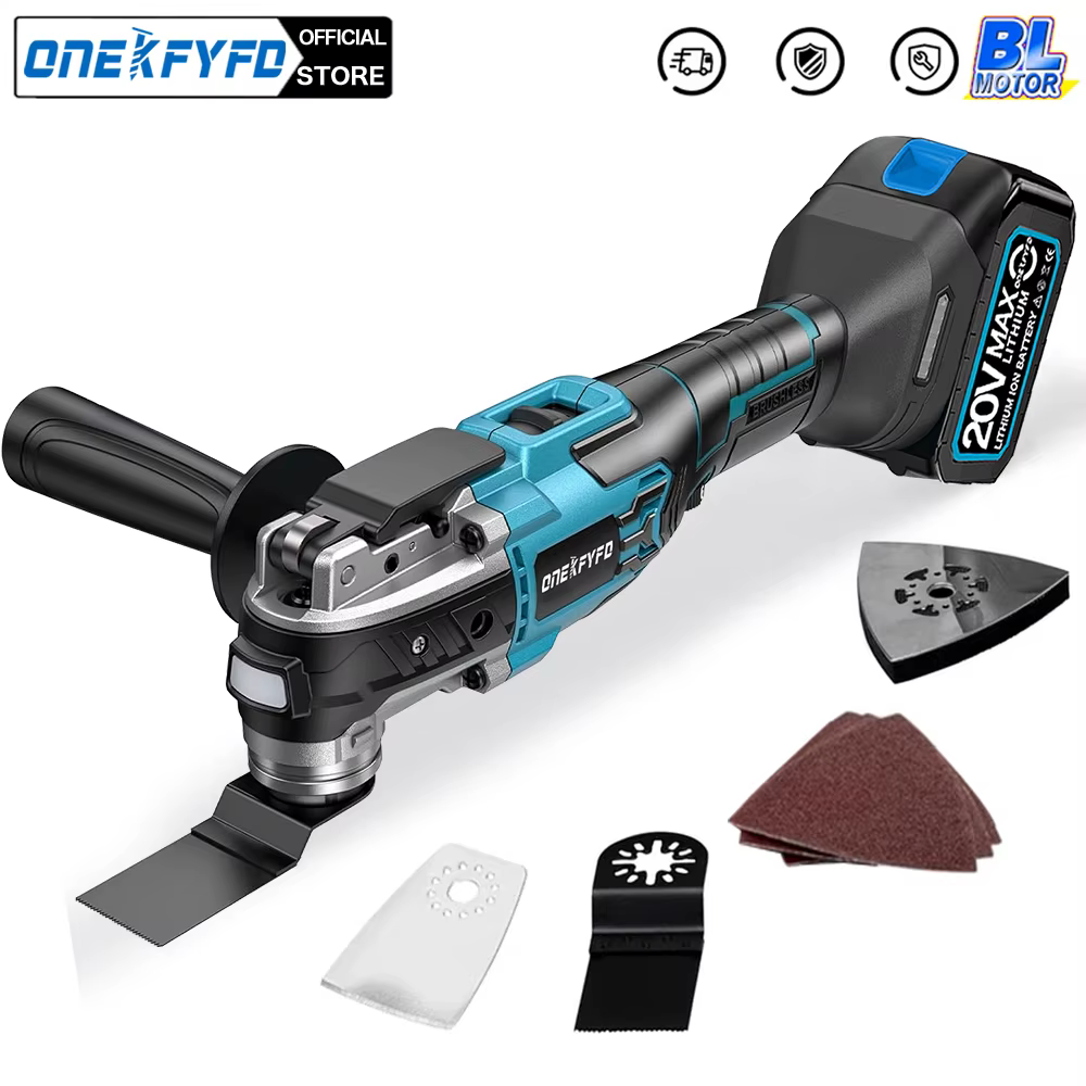 Makita-Scie Oscillante Électrique Sans Balais à Vitesse Variable, Machine de Rénovation, Outil Multi