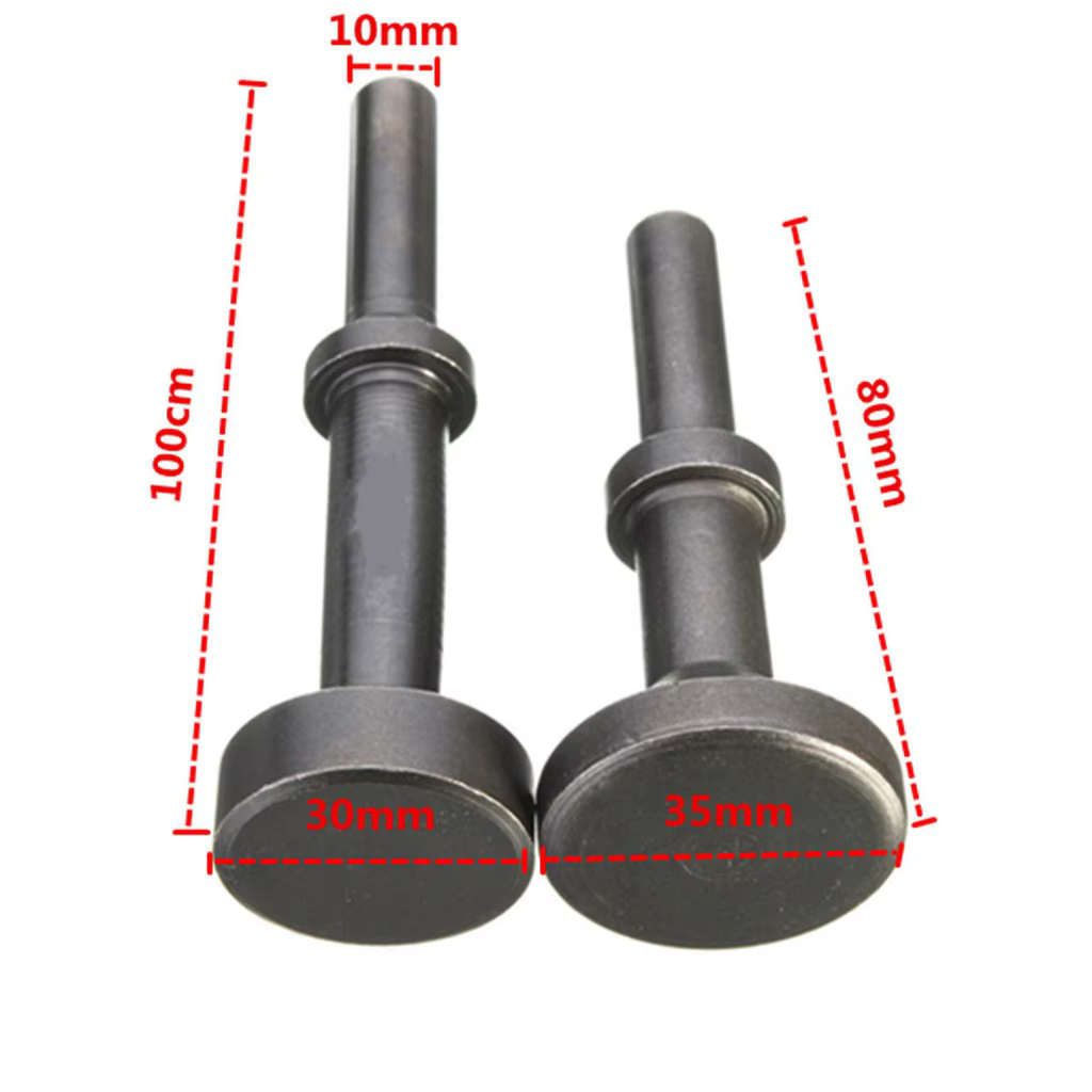 Marteau de Pelle en Acier de 80/100mm, Impact Pneumatique de Lissage, Tête de Marteau à Air, Outils 