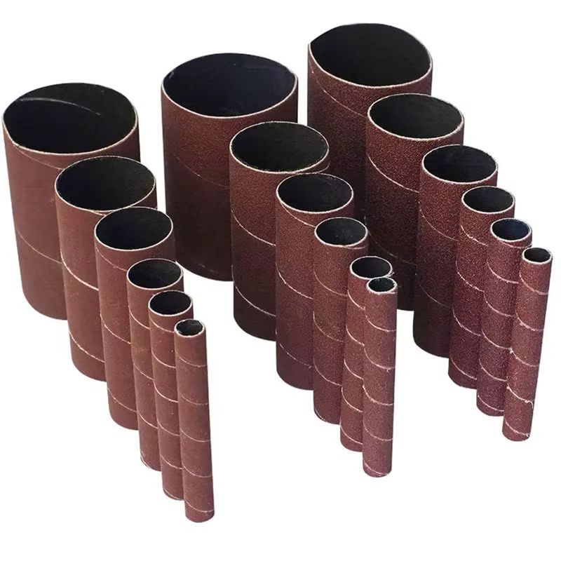 FLYY-Sanding Sleeves, lot de 18 manchons de ponçage pour ponceuse oscillante, comprenant des papiers