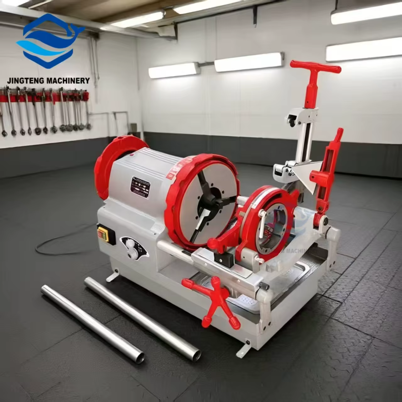 Machine à fileter les tuyaux en acier électrique Portable de 3 pouces, équipement de roulement de fi