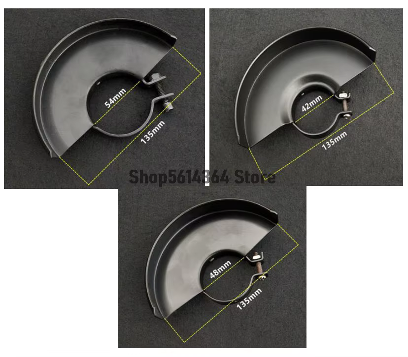 Meuleuse d'angle en métal pour Bosch, protection de sécurité de roue, couvercle de protection, diamè