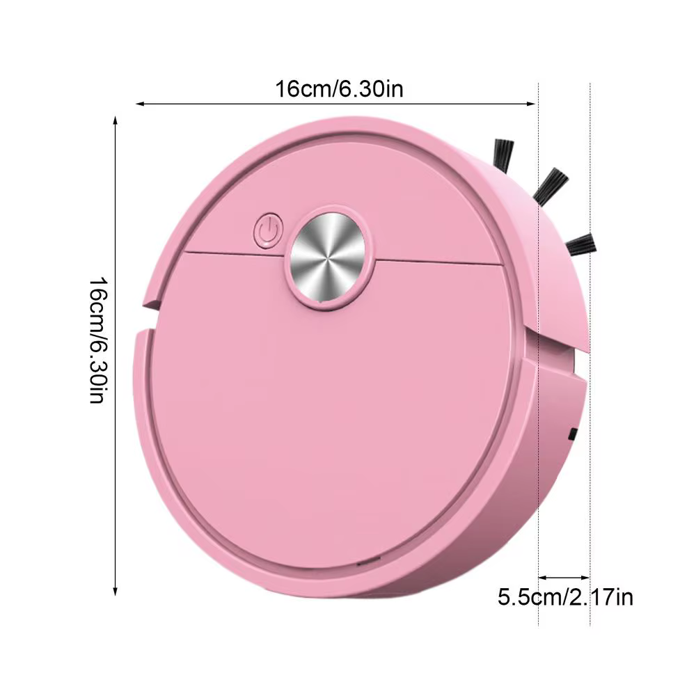 Mini robot de nettoyage pour bureau, machine de nettoyage automatique portable, robot aspirateur à r