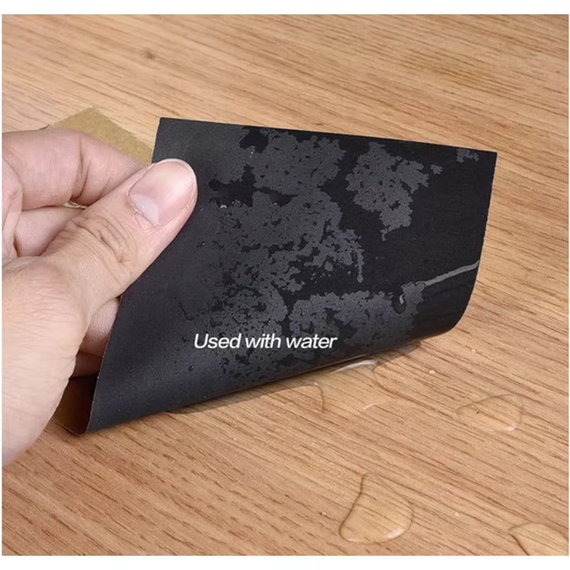 10 pièces papier de verre sec et humide 9x3.6 pouces feuilles de ponçage papier de verre étanche pou