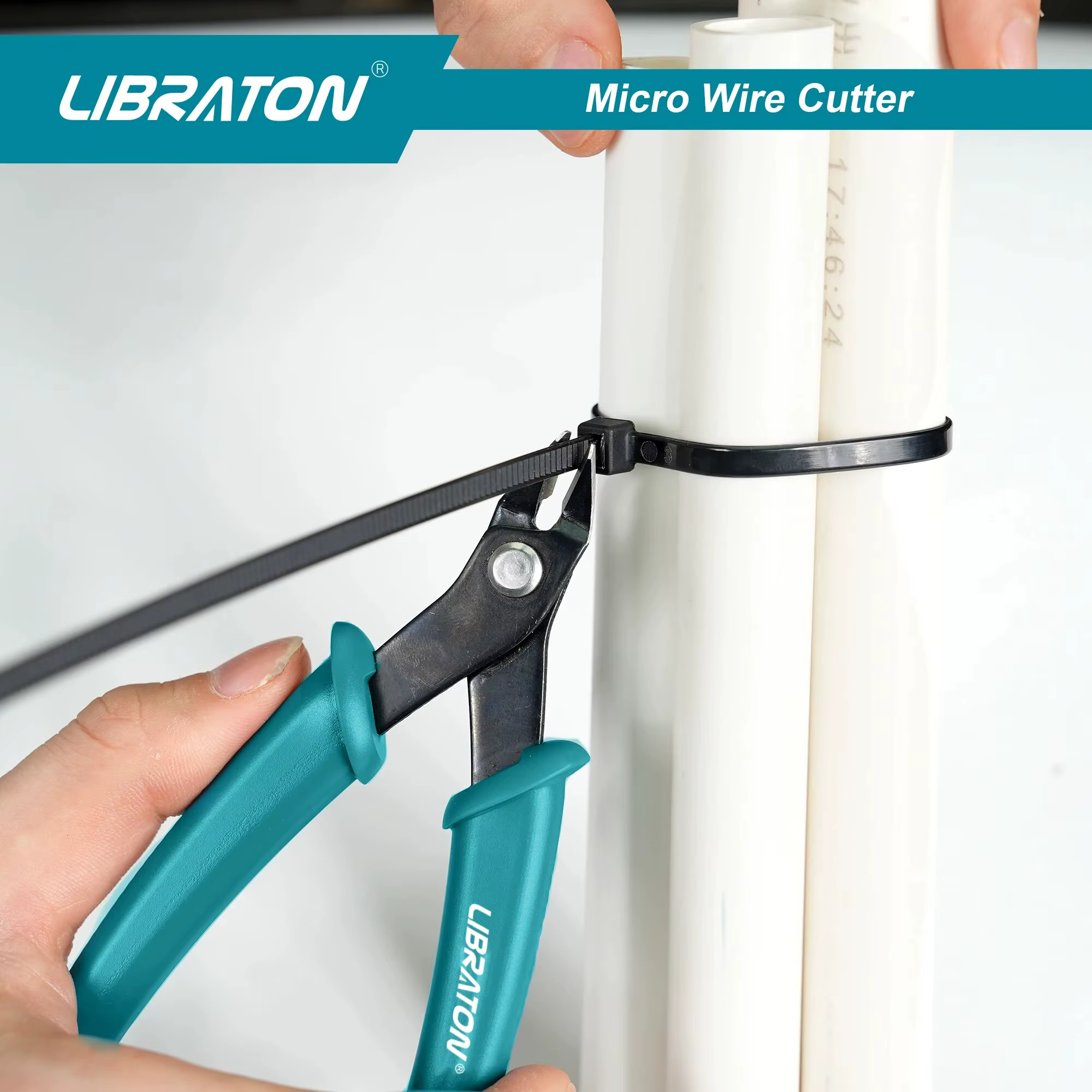 LIBRATON Micro coupe-fil électronique de précision coupe affleurante et pince coupante latérale coup