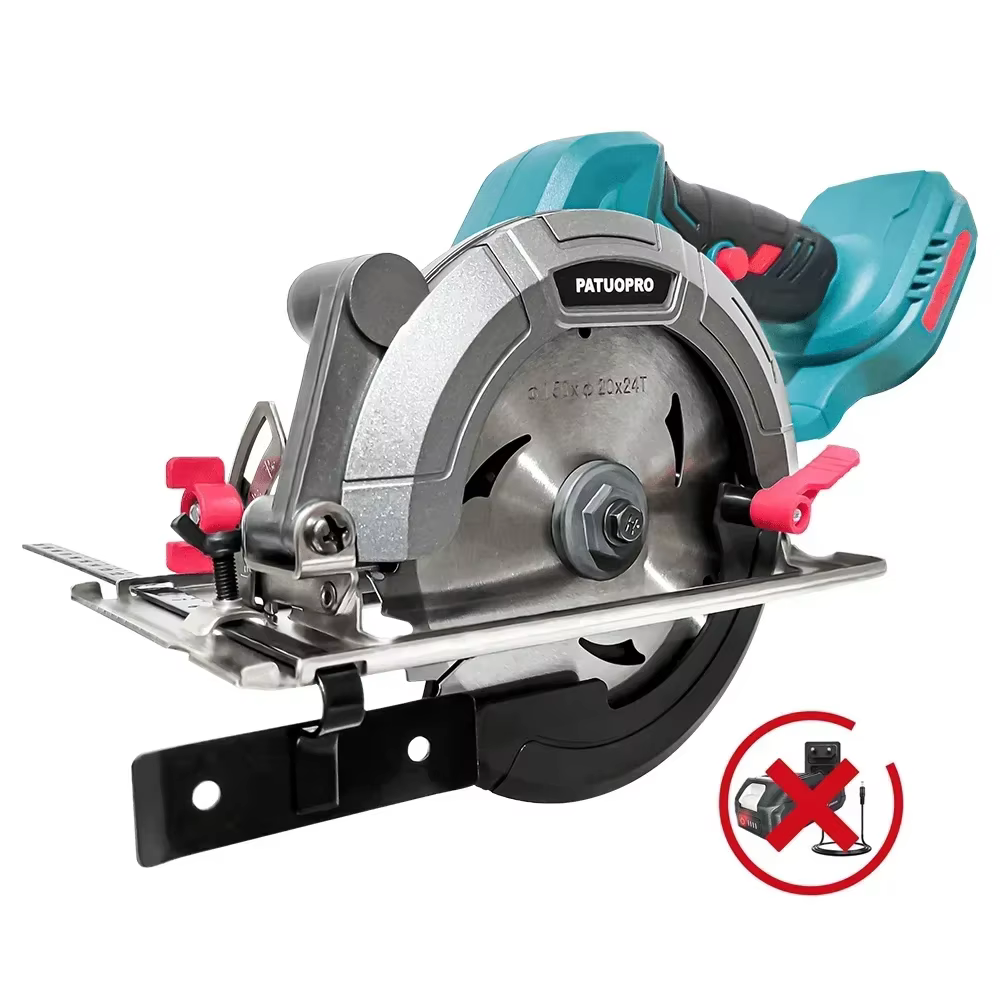 PATUOPRO 6 pouces scie circulaire sans brosse scie électrique compacte bois métal carreaux de cérami