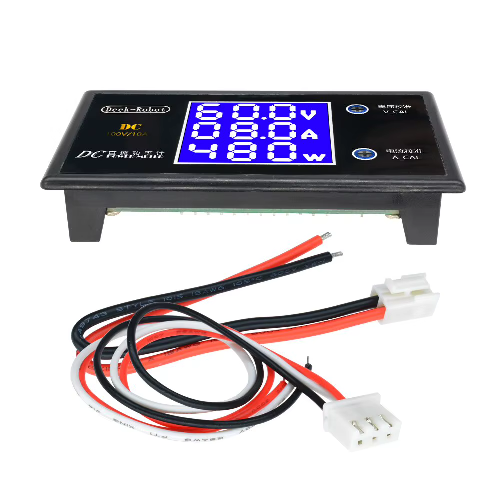 Voltmètre numérique LCD, ampèremètre, wattmètre, tension, courant, compteur de puissance, détecteur