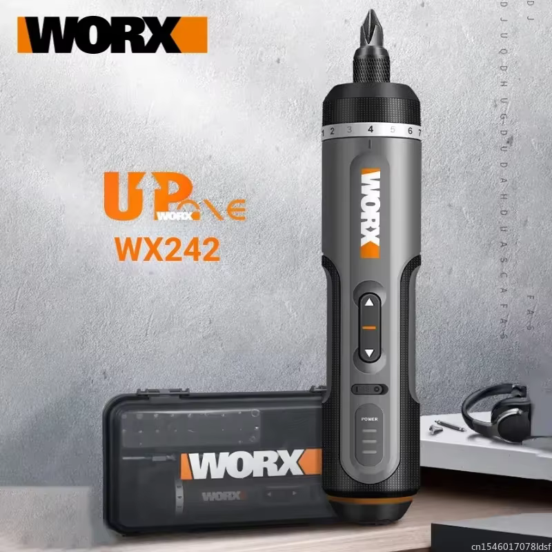 Worx 4V jeu de tournevis électriques WX242 Portable intelligent sans fil tournevis électrique Mini p
