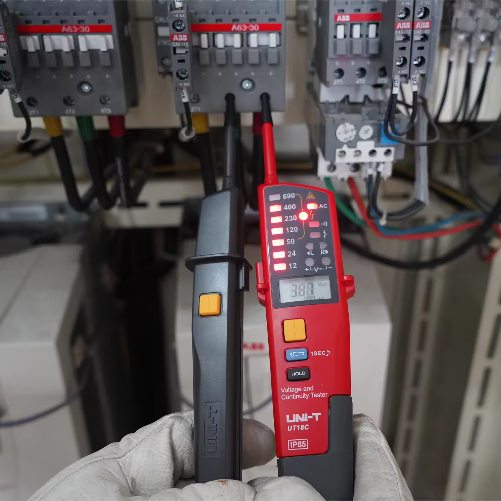 Testeur de tension UNI-T UT15C UT18C UT18D, sondes de détection de tension, voltmètre numérique AC D