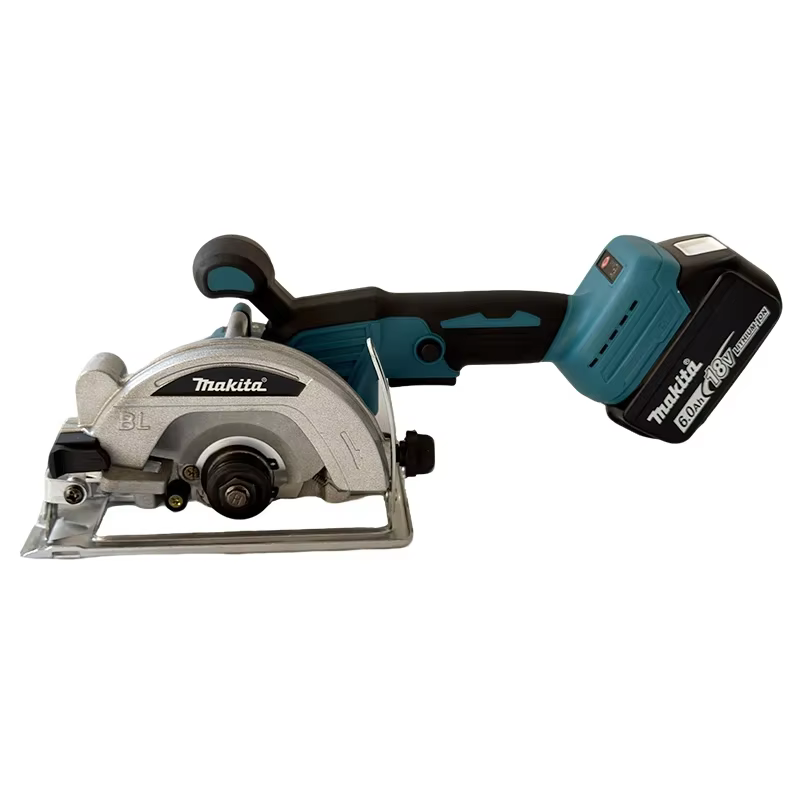 Scie circulaire sans fil rechargeable Makita haute puissance de 5 pouces, sans balais, électrique, a