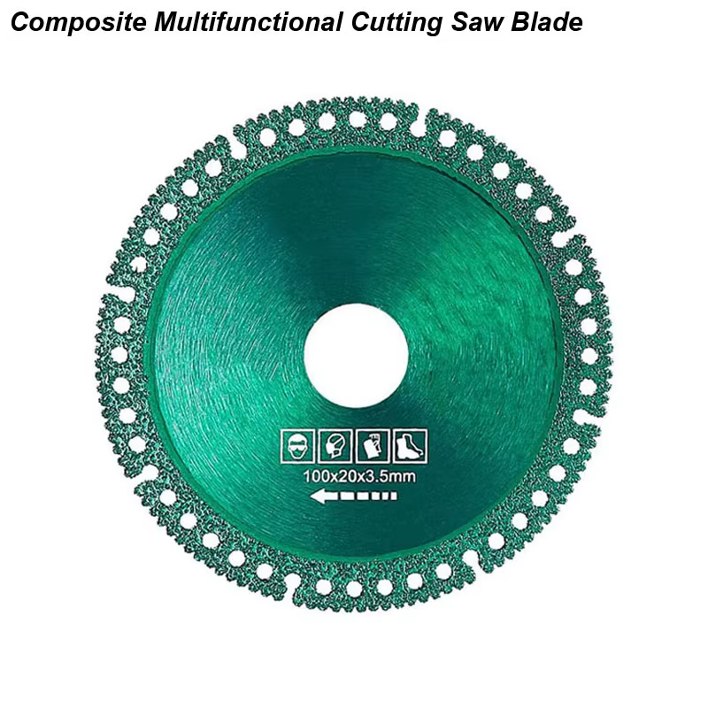 Lame de scie circulaire multifonctionnelle composite, disque diamanté pour carrelage céramique, verr