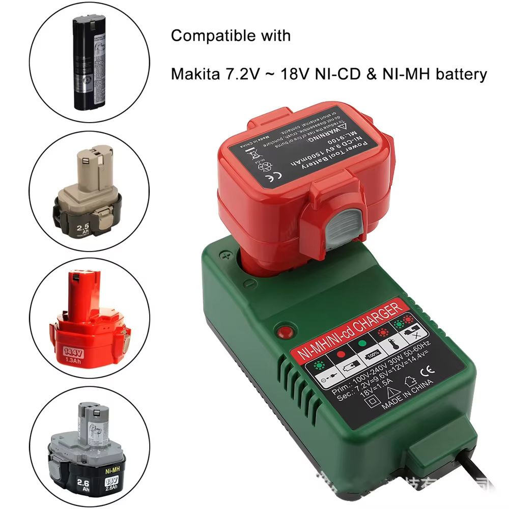 Pour Makita 7.2V 9.6V 12V 14.4V 18V batterie perceuse électrique tournevis UC14YFA EB712S EB912S EB1