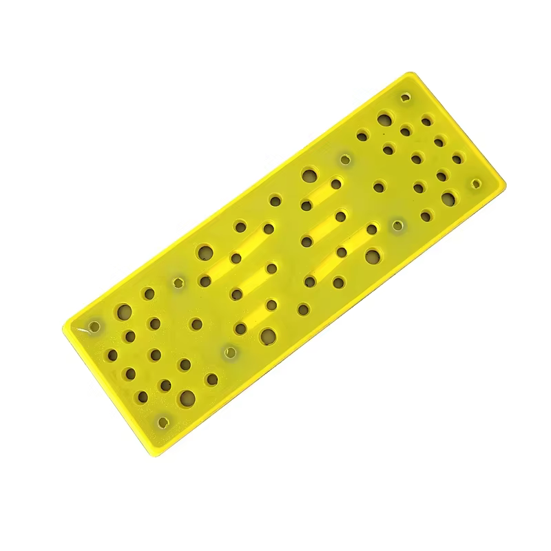 Plateau de Machine à papier de verre électrique rectangulaire 70 × 198mm pour meuleuse rectangulaire