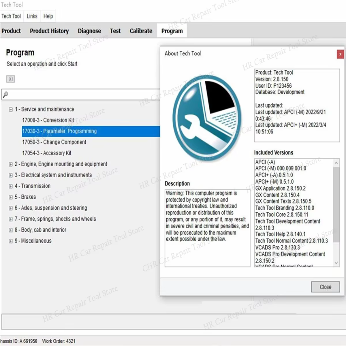 2025 Premium Tech Tool 2.8.150 (PTT 2.8 / VCADS) (Développement réel) Histoire du produit avec outil