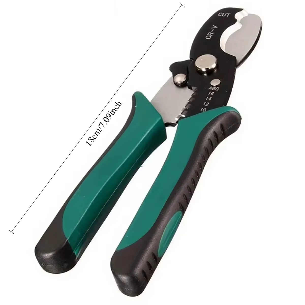Pince à dénuder et à couper les câbles 1,6-4,0 mm, outil manuel pour travaux électriques