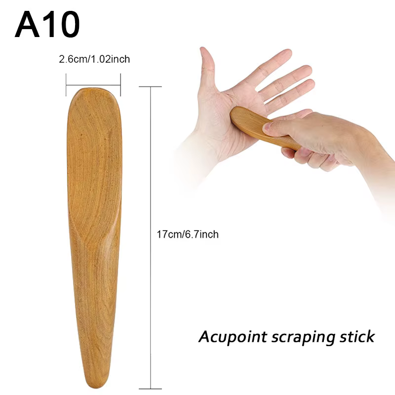 Outils de Massage thérapeutique en bois pour la mise en forme du corps, Drainage lymphatique Anti-Ce